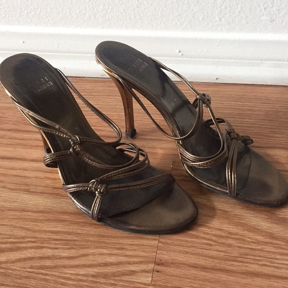 Stuart Whitman Strappy Slides - Picture 2 of 6